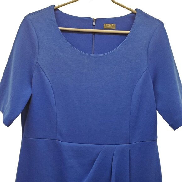 Minuet Short Sleeve Jewel Neck Dress - Picture 3 of 11